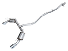AWE Tuning 2022+ Honda Civic Si FE1 FWD Touring Edition Catback Exhaust - Dual Chrome Silver Tips - 3015-32331 Photo - Primary