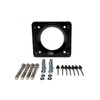IAG Performance Big Bore 76mm Throttle Body Adapter for OEM Subaru STI / Cosworth Intake Manifold Black - IAG-AFD-2020BK