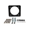 IAG Performance Big Bore 76mm Throttle Body Adapter for Process West Intake Manifold Black - IAG-AFD-2021BK
