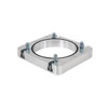IAG Performance Big Bore 76mm Throttle Body Adapter for Process West Intake Manifold Silver - IAG-AFD-2021SL