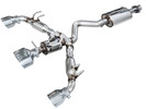 AWE 23-24 Toyota GR Corolla Touring Edition Catback Exhaust - Chrome Silver Tips - 3015-52472 Photo - Primary