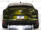 AWE Tuning 2021+ Cadillac CT4-V Blackwing SwitchPath Exhaust - Chrome Silver Tips - 3025-42436 Photo - Mounted