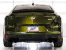 AWE Tuning 2021+ Cadillac CT4-V Blackwing SwitchPath Exhaust - Diamond Black Tips - 3025-43436 Photo - Mounted