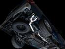 AWE 21-25 Ford F150 (14th Gen Reg Cab) Cat-Back Exhaust - 4.5in Dual Side Exit Chrome Tips - 3015-32145 Photo - Mounted
