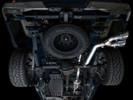 AWE 21-25 Ford F150 (14th Gen Reg Cab) Cat-Back Exhaust - 4.5in Dual Side Exit Chrome Tips - 3015-32145 Photo - Mounted