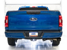 AWE 21-25 Ford F150 (14th Gen Reg Cab) Cat-Back Exhaust - 4.5in Dual Side Exit Diamond Black Tips - 3015-33145 Photo - Mounted