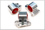 Innovative 92-95 Civic B/D Series Silver Aluminum Mounts 75A Bushings (3 Bolt) - B10150-75A Photo - Primary