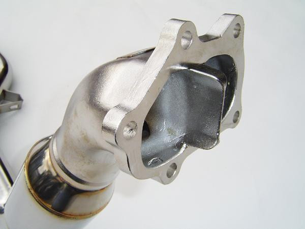 Invidia 02-07 WRX/STi Polished Divorced Waste Gate Downpipe with High Flow Cat - HS05SW1DPC Photo - Primary