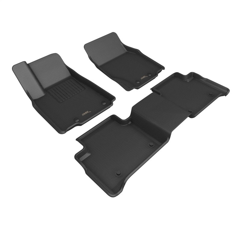3D MAXpider 22-25 Jeep Grand Cherokee 4XE (WL) Kagu 1st 2nd Row - Set (Black) - L1JP03201509 Photo - Primary