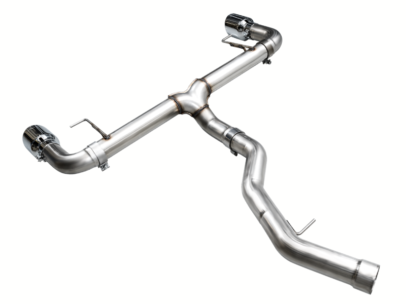 AWE 19-23 BMW 330i / 21-23 BMW 430i Base G2X Track Edition Axle Back Exhaust - Chrome Silver - 3020-32429 Photo - out of package