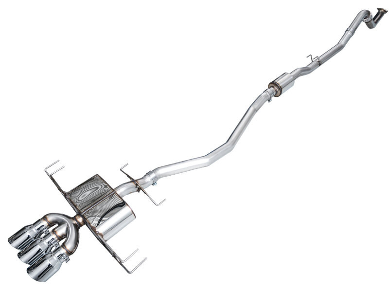 AWE Tuning 2024 Acura Integra Type S DE5 FWD Touring Edition Exhaust w/ Triple Chrome Silver Tips - 3015-52335 Photo - Primary