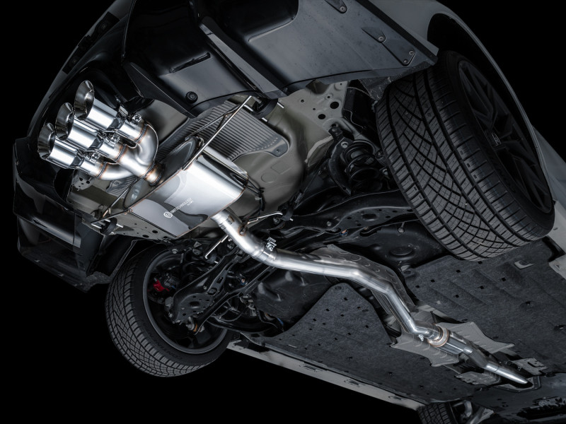 AWE Tuning 2024 Acura Integra Type S DE5 FWD Touring Edition Exhaust w/ Triple Chrome Silver Tips - 3015-52335 Photo - Mounted