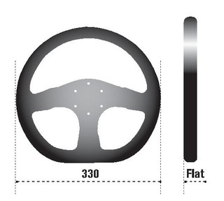 Sparco Steering Wheel L360 Ring Suede Black - 015TRGS1TUV Photo - Primary