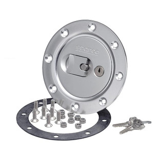 Sparco Fuel Cap Locking Brushed Alum - 27004OA Photo - Primary