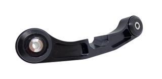 Torque Solution 08+ Subaru WRX/STI Rear Differential Brace - Black - TS-SU-427BK Side View