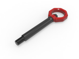 aFe 23-25 BMW M2 (G87) CONTROL Front / Rear Tow Hook - Red - 450-502004-R Photo - Unmounted