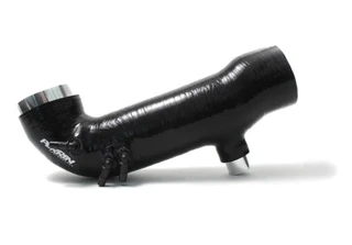 Perrin 02-07 WRX / 04-08+ STi Black 3 inch Inlet Turbo Inlet - PSP-INT-410BK