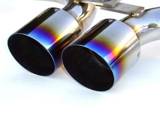 Invidia 03-04 Mini Cooper S 60mm (80mm tip) Titanium Tip Cat-back Exhaust *OVERSIZE SHIPPING* - HS03MCSGTT Photo - Primary
