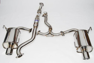 Invidia 08-09 WRX Sedan Q300 Dual Stainless Steel Tip Cat-back Exhaust - HS08SW4GT3 Photo - Primary