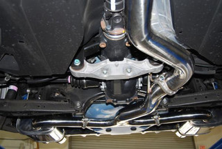 Invidia 15+ Subaru WRX/STI 4Dr Q300 Twin Outlet Rolled Titanium Burnt Quad Tip Cat-Back Exhaust - HS15STIG3T Photo - Primary