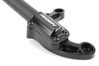 Perrin 08-16 WRX/STi Front Black Strut Brace - PSP-SUS-056BK