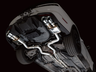 AWE 18-23 S550 Mustang GT SwitchPath Exhaust - Chrome Silver Tips - 3025-42550 Photo - Mounted
