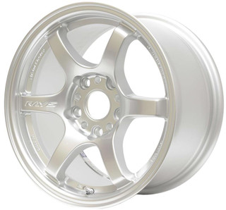 Gram Lights 57DR 15x8.0 +35 4-100 Sunlight Silver Wheel - WGIE35AS Photo - Primary