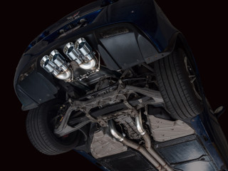 AWE Tuning C6 Chevrolet Corvette Z06/ZR1 Touring Edition Axle-back Exhaust w/ Chrome Silver Tips - 3015-42606 Photo - Mounted