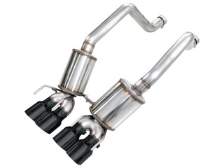 AWE Tuning C6 Chevrolet Corvette Z06/ZR1 Touring Edition Axle-back Exhaust w/ Diamond Black Tips - 3015-43606 Photo - Primary