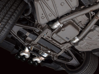 AWE Tuning 05-07 C6 Chevrolet Corvette 6.0L Touring Edition Axleback Exhaust w/ Diamond Black Tips - 3015-43660 Photo - Mounted
