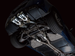 AWE Tuning C6 Chevrolet Corvette Z06/ZR1 Track Edition Axle-back Exhaust w/ Chrome Silver Tips - 3020-42606 Photo - Mounted