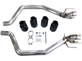 AWE Tuning C6 Chevrolet Corvette Z06/ZR1 Track Edition Axle-back Exhaust w/ Diamond Black Tips - 3020-43606 Photo - out of package