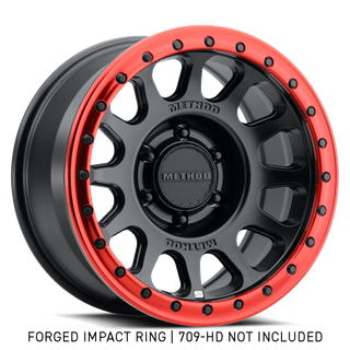 Method Beadlock Ring - 20in Forged - Style 1 - Red - GR-10020-R Photo - Close Up