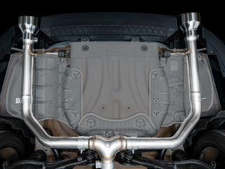AWE 22-25 Volkswagen Jetta GLI Track Edition Exhaust - Chrome Silver Tips - 3020-32275 Photo - Mounted