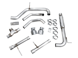 AWE 22-25 Volkswagen Jetta GLI Track Edition Exhaust - Chrome Silver Tips - 3020-32275 Photo - out of package
