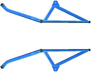 Cusco Power Brace Floor Rear Side CZ4A Evo 10 - 566 492 FR Photo - Primary