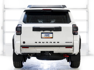 AWE Tuning 2024+ Toyota Land Cruiser / 2025+ Toyota 4Runner 0FG Cat-Back Exhaust w/ BashGuard - 3015-28056 Photo - Mounted