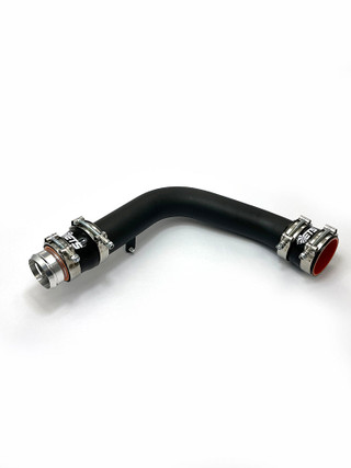 ETS 2022+ Subaru WRX VB Black Top Mount Charge Pipe - 200-60-ICP-010