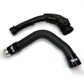 ETS 2022+ Subaru WRX VB Black Top Mount Charge Pipe - 200-60-ICP-010 Next to OEM