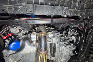 CSF 2023+ Honda Civic Type R FL5 High-Performance Dual Engine Oil Cooler Kit - 8343 Photo - Mounted