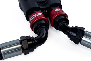 CSF 2023+ Honda Civic Type R FL5 High-Performance Dual Engine Oil Cooler Kit - 8343 Photo - Close Up