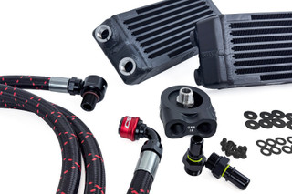 CSF 2023+ Honda Civic Type R FL5 High-Performance Dual Engine Oil Cooler Kit - 8343 Photo - out of package