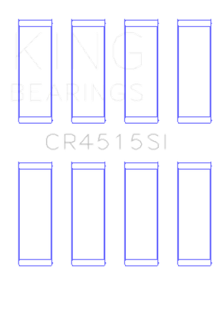 King Engine Bearings Ford/Mazda 2.0L Duratec (Size STD) Silicon Bi-Metal Aluminum Rod Bearing Set - CR4515SI Photo - Primary