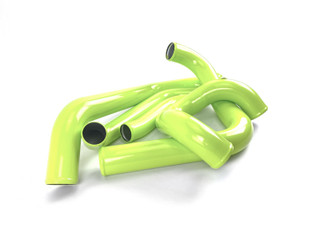 PERRIN 15-21 Subaru STI Front Mount Intercooler Boost Tube Kit - Neon Yellow - PSP-ITR-438-3NY User 1