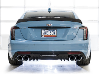 AWE 22-26 Cadillac CT5-V Blackwing SwitchPath Exhaust - Chrome Silver Tips - 3025-42562 Photo - Mounted