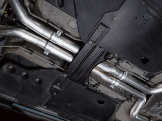 AWE 22-26 Cadillac CT5-V Blackwing SwitchPath Exhaust - Diamond Black Tips - 3025-43562 Photo - Mounted