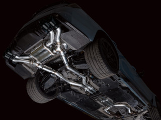 AWE 22-26 Cadillac CT5-V Blackwing SwitchPath Exhaust - Diamond Black Tips - 3025-43562 Photo - Mounted