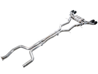AWE 22-26 Cadillac CT5-V Blackwing SwitchPath Exhaust - Diamond Black Tips - 3025-43562 Photo - out of package