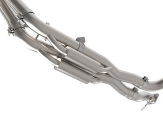aFe 22-26 Ford Bronco V6 3.0L (tt) Vulcan Series 3in 304SS Cat-Back Exhaust System w/ Black Tips - 49-33154-B Photo - Unmounted