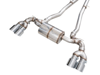 AWE BMW G90/G99 M5 Touring Edition Catback Exhaust - Chrome Silver Tips - 3015-42790 Photo - out of package